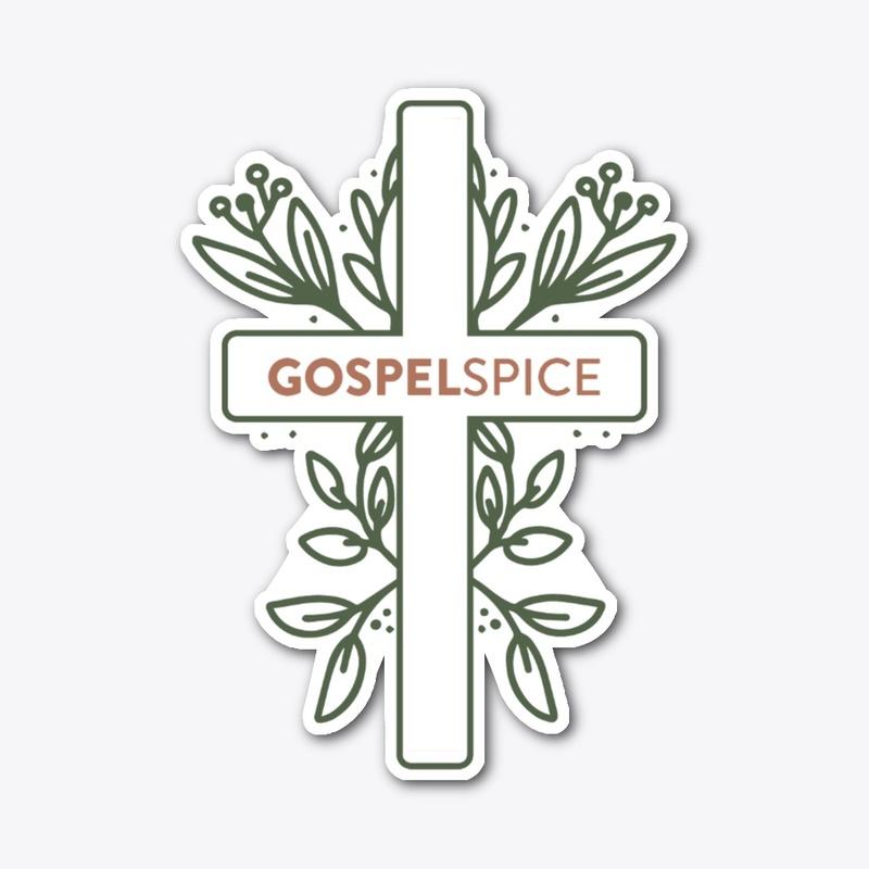 Floral Cross Sticker